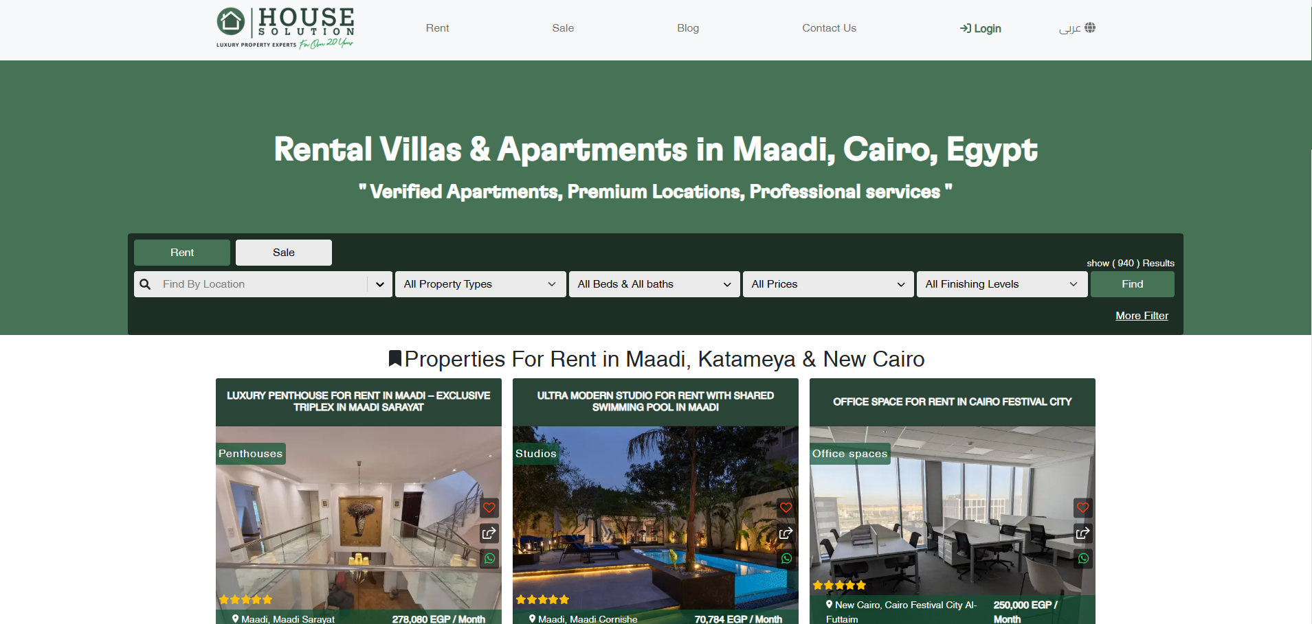 House Solution Egypt - Leading Property Management Company